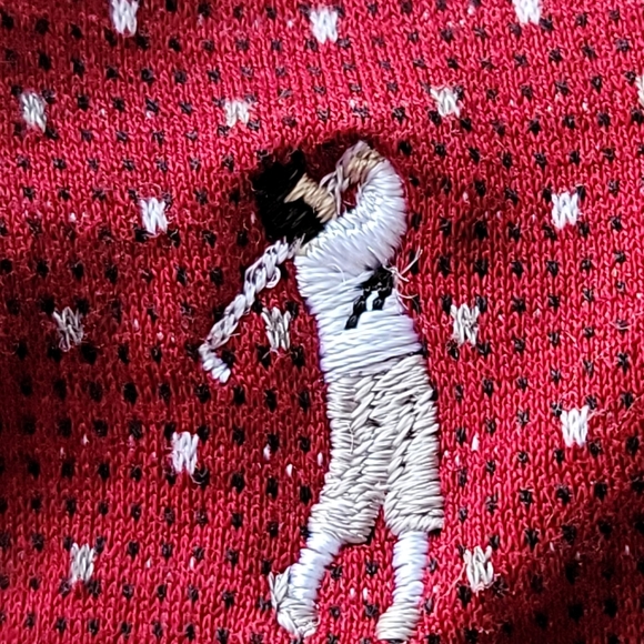 Bobby Jones Players Collection Golf Polo Burgundy Cotton Shirt XL.Logo - Picture 6 of 7